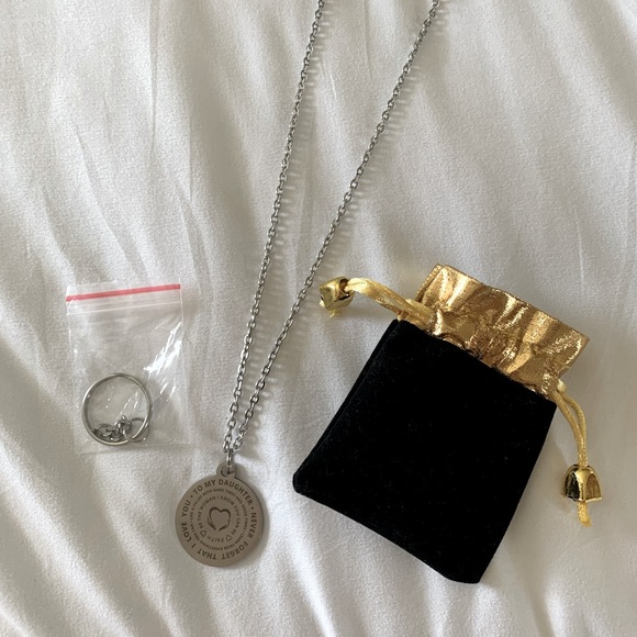 Jewelry - Engraved Mother Daughter Charm/Necklace